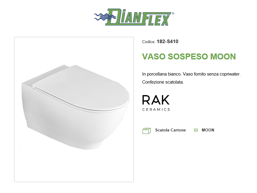 Vaso sospeso Rak Moon