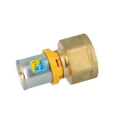 RACCORDO DIRITTO FEMMINA A PRESSARE PER MULTISTRATO F3/4X26