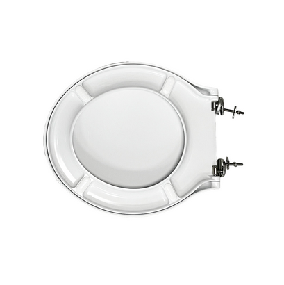 Sedile WC  in termoindurente Cielo easy bath forma 2 bianco