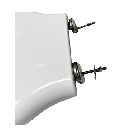 Sedile WC  in termoindurente Cielo easy bath forma 2 bianco