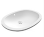 Lavabo sottopiano ovale 55x41 bianco Rak Variant