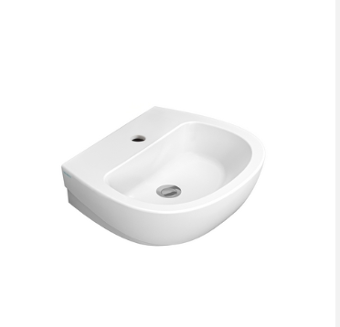 Lavabo sospeso monoforo L.60 cm Dolomite Demy