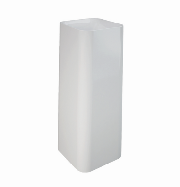 Lavabo freestanding quadrato 36 cm bianco Rak Petit