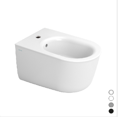 Bidet sospeso nero opaco Dolomite Mayka