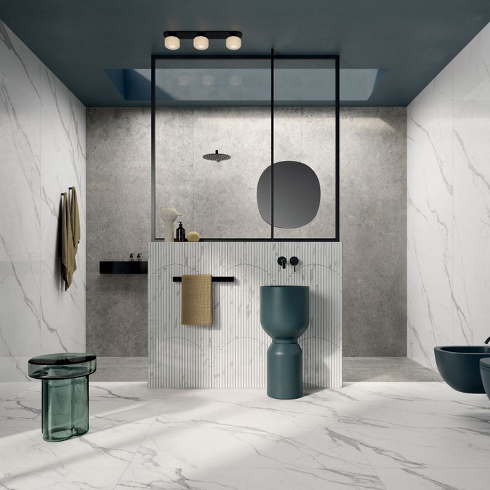 Sensi Signoria Statuario light Lux 3D 120x120 ABK group