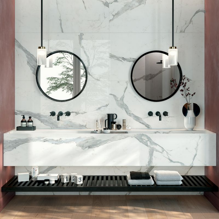 Sensi Up Statuario versilia Lux 3D 120x280 ABK group