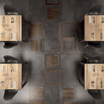 Unika Stone Smoke nat./rett. 30x60 ABK group