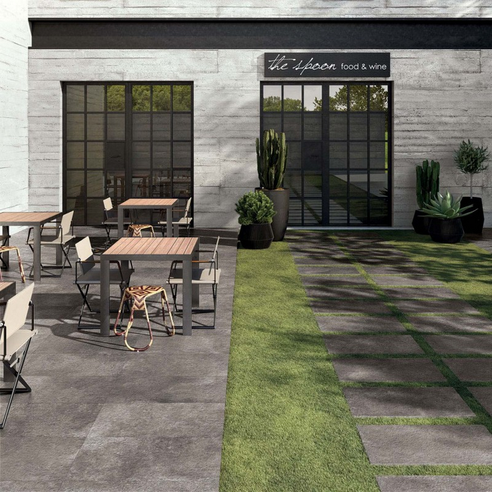 Unika Stone Smoke nat./rett. 30x60 ABK group