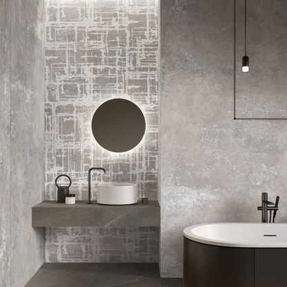 Poetry Decor Lines metal cement rett. 20x20 ABK group