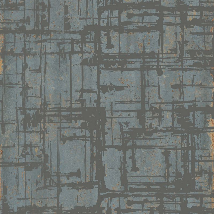 Poetry Decor Lines metal verdigris rett. 20x20 ABK group