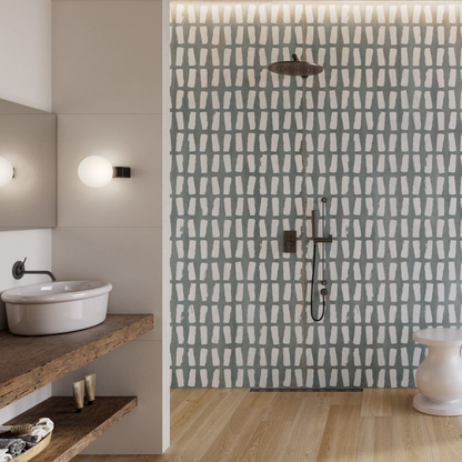 Poetry Decor Traces Paint Verdigris nat. 120x280 ABK group