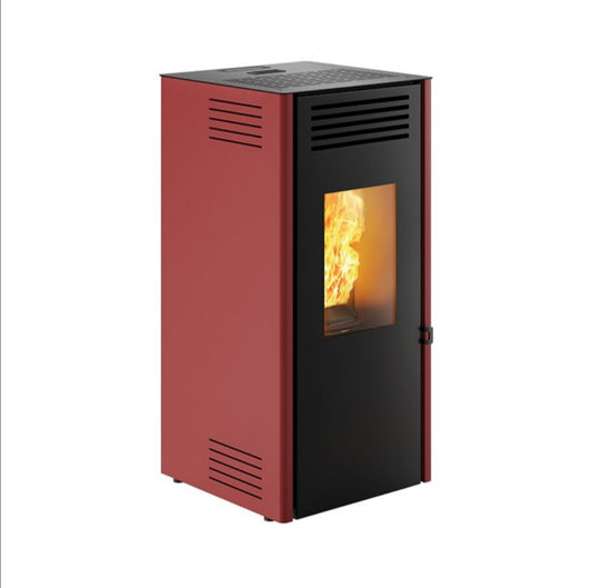 Lato Stufa a Pellet Kw10 Caminetti Montegrappa