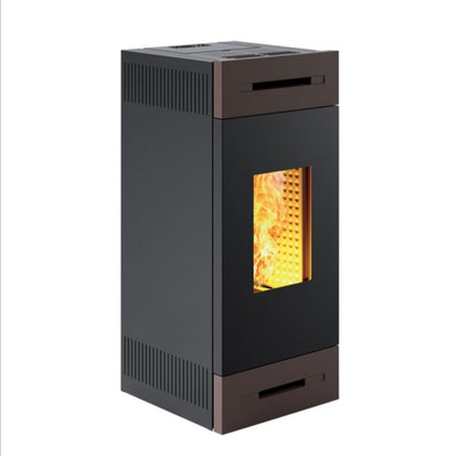 Tile Tortora MW24 Hydro Pellet Stove Caminetti Montegrappa