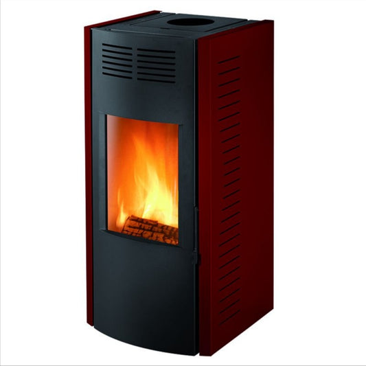 Baia Ventilated Wood Stove Red