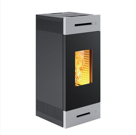 Tile ML9V Ventilated Wood Stove White