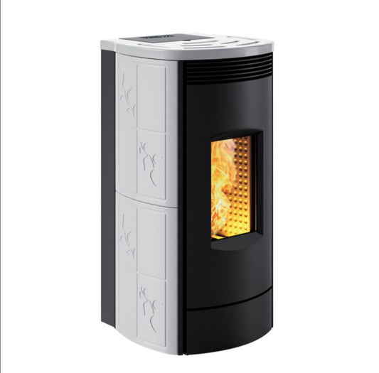 Alpina ML9V Ventilated Wood Stove White