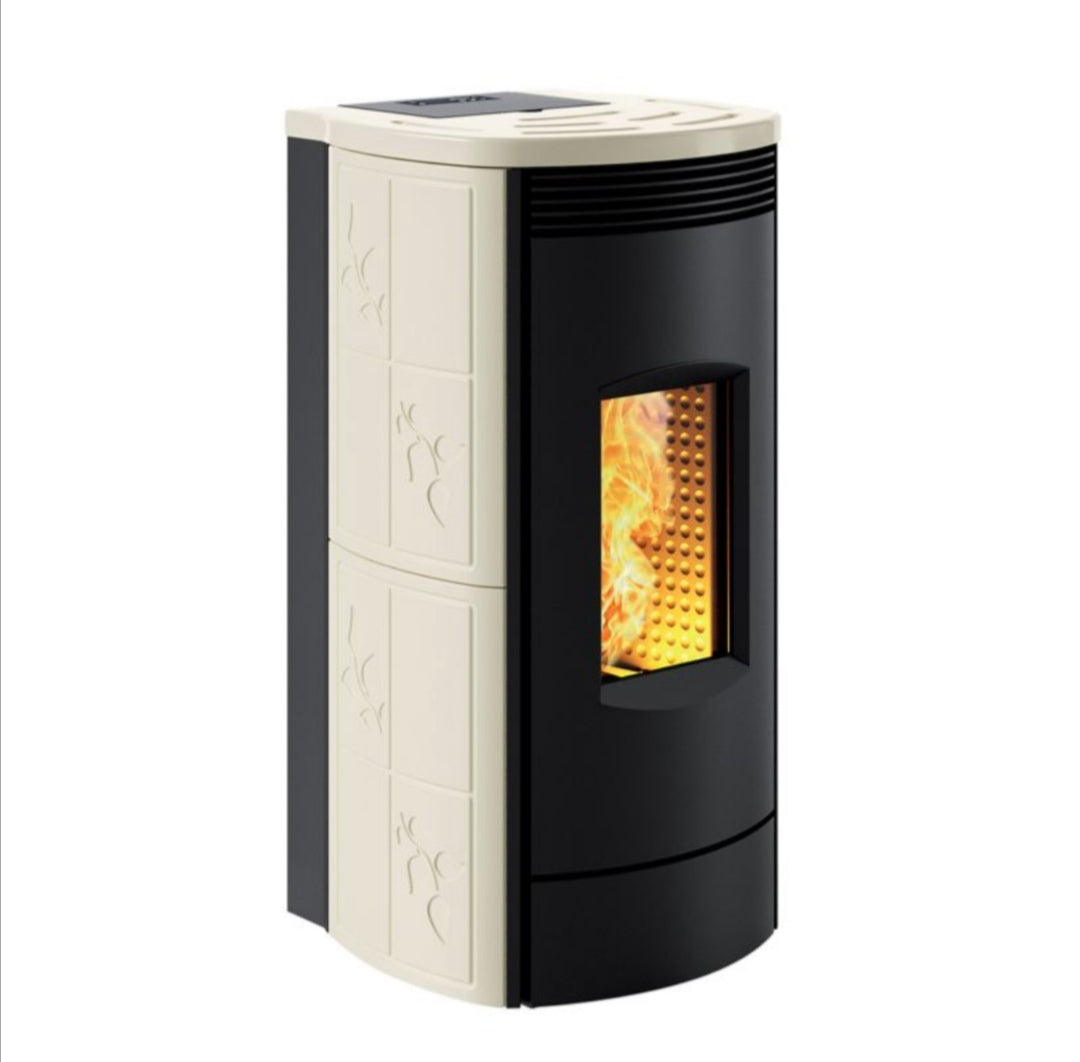 Alpina ML9V Ventilated Wood Stove Cream