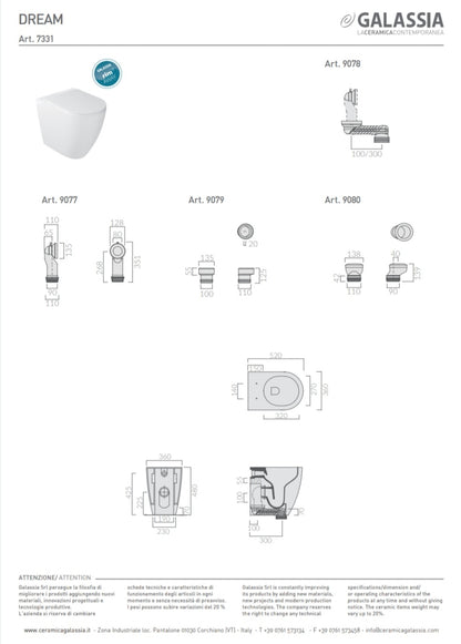 Dream Vaso S/Brida H48 Galassia