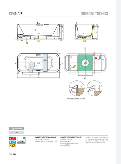 Divina F.S.180x80 Novellini