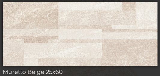 Moon Muretto Beige 25x60 Ceramica Euro