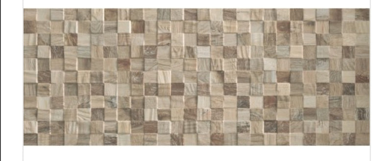 Lithos Mosaico Taupe 3D 32x80,5 Naxos