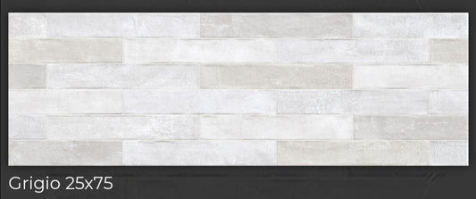 Luxor Grigio 25x75 Ceramica Euro