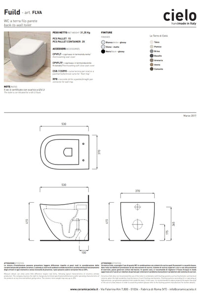 Vase Fluide Terra Cielo