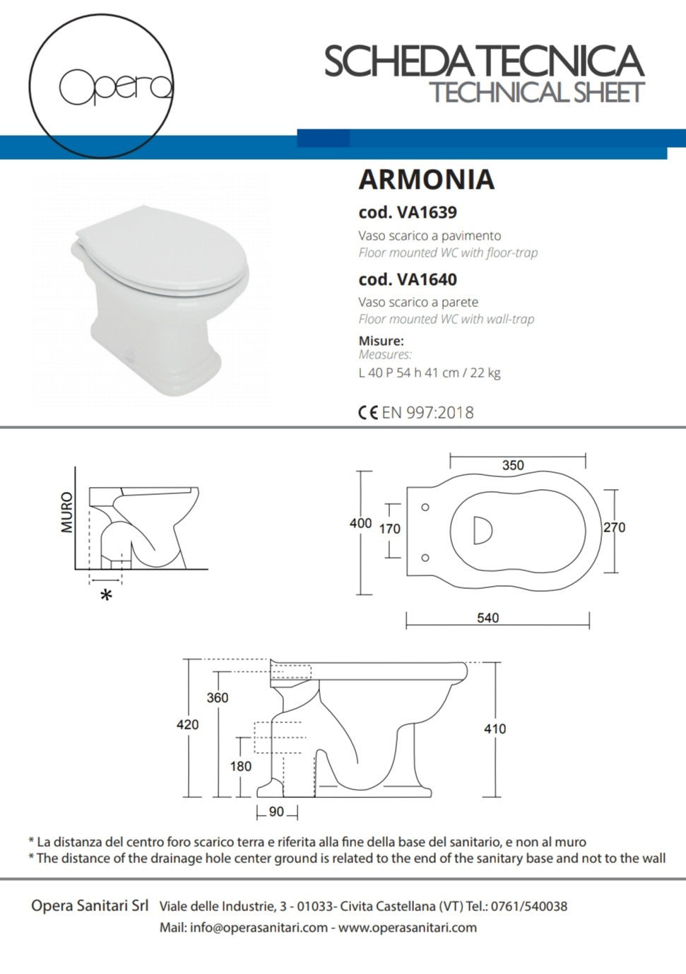 Armonia Vaso S B.co Opera