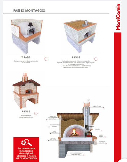 Four à bois Marsicamine Gusto 110