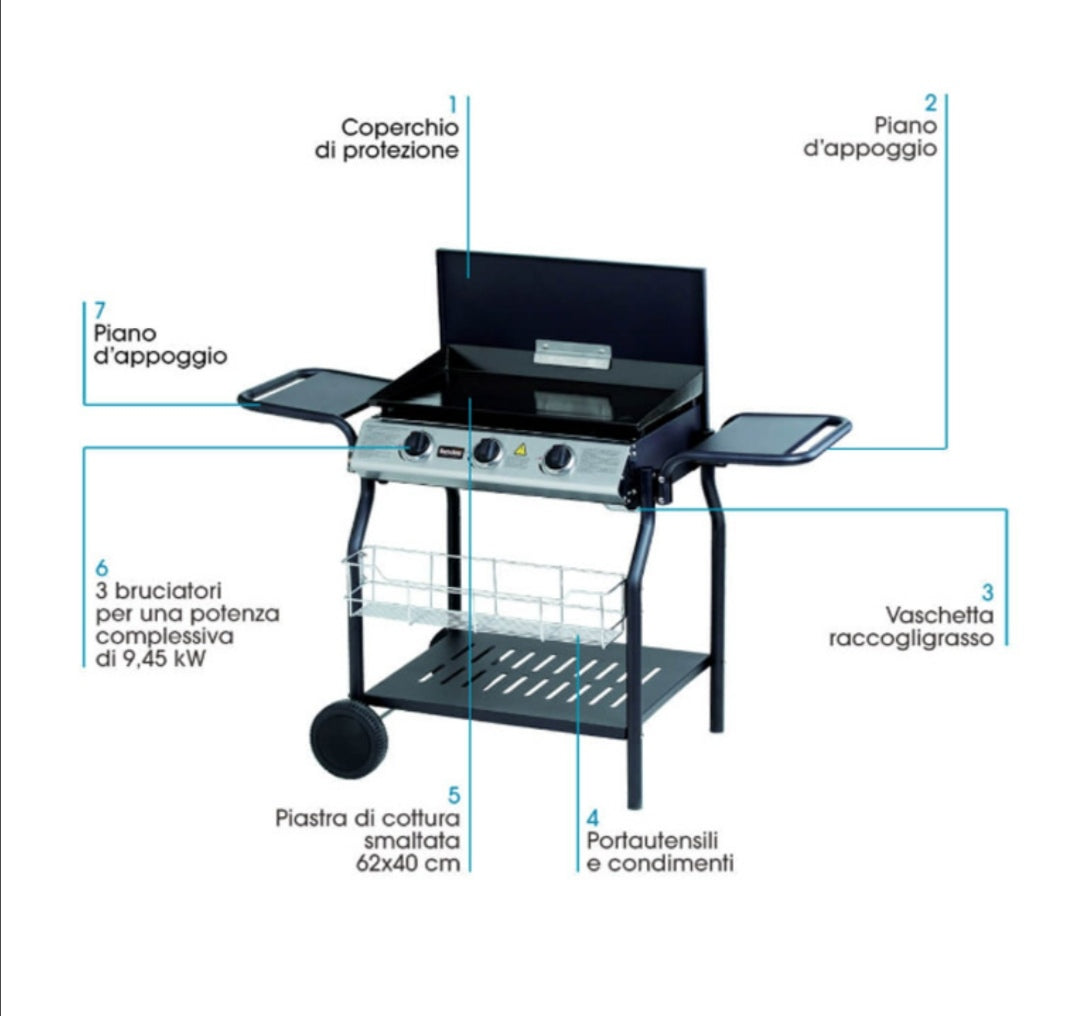 Barbecue Nevada 3 Gas Mcz