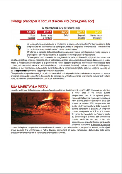 Forno Prefabbricato 120 Legna/Gas Cotto Cusimano