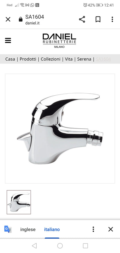 Serena A Daniel Bidet Mixer