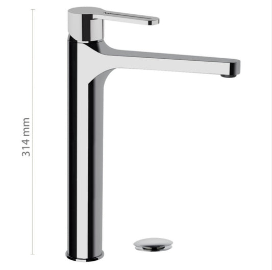 Smart Extra High Chrome Washbasin Daniel