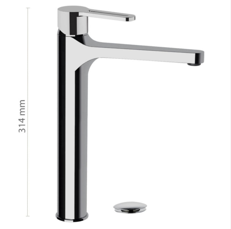 Smart Miscelatore Lavabo Extra Alto Cromo Daniel