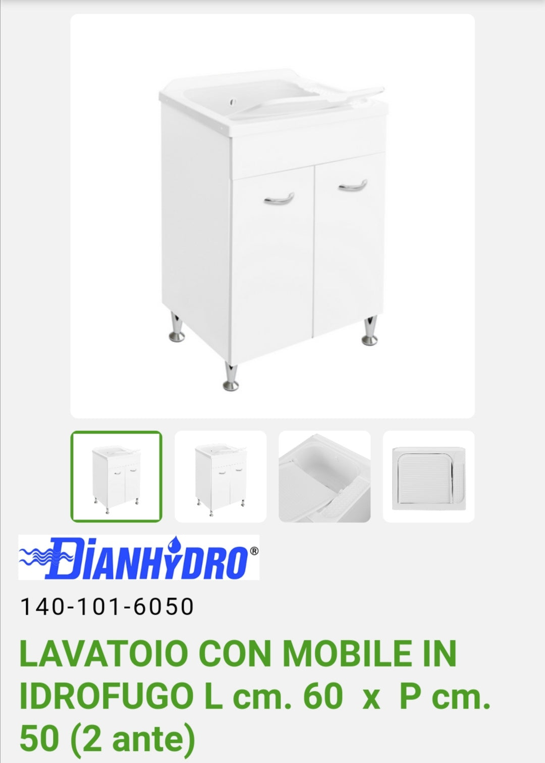 Lavabo avec mobile 60x50