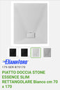 Piatto Doccia Stone Essence 70x170 Bianco