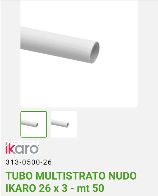 Tubo Multistrato 26X2 nudo Ikaro