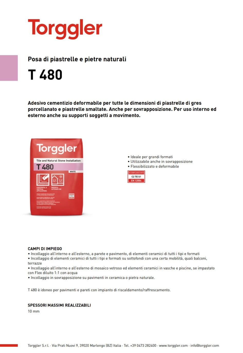 Torggler T 480 Blanc 25 kg