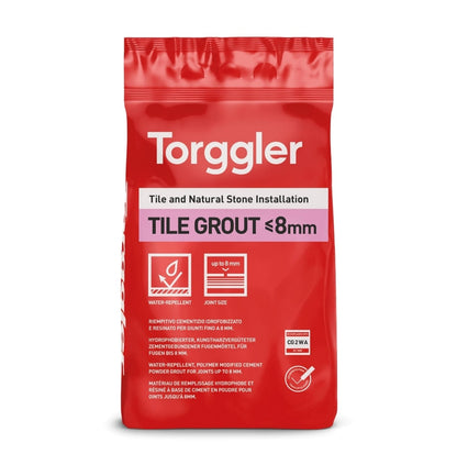 Joint pour carrelage 8 mm blanc 5 kg Torggler