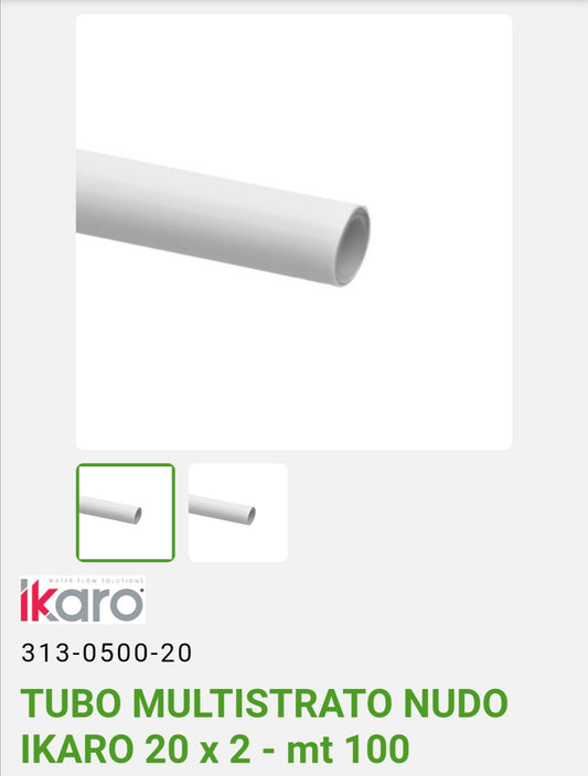 Ikaro bare 20x2 multilayer pipe