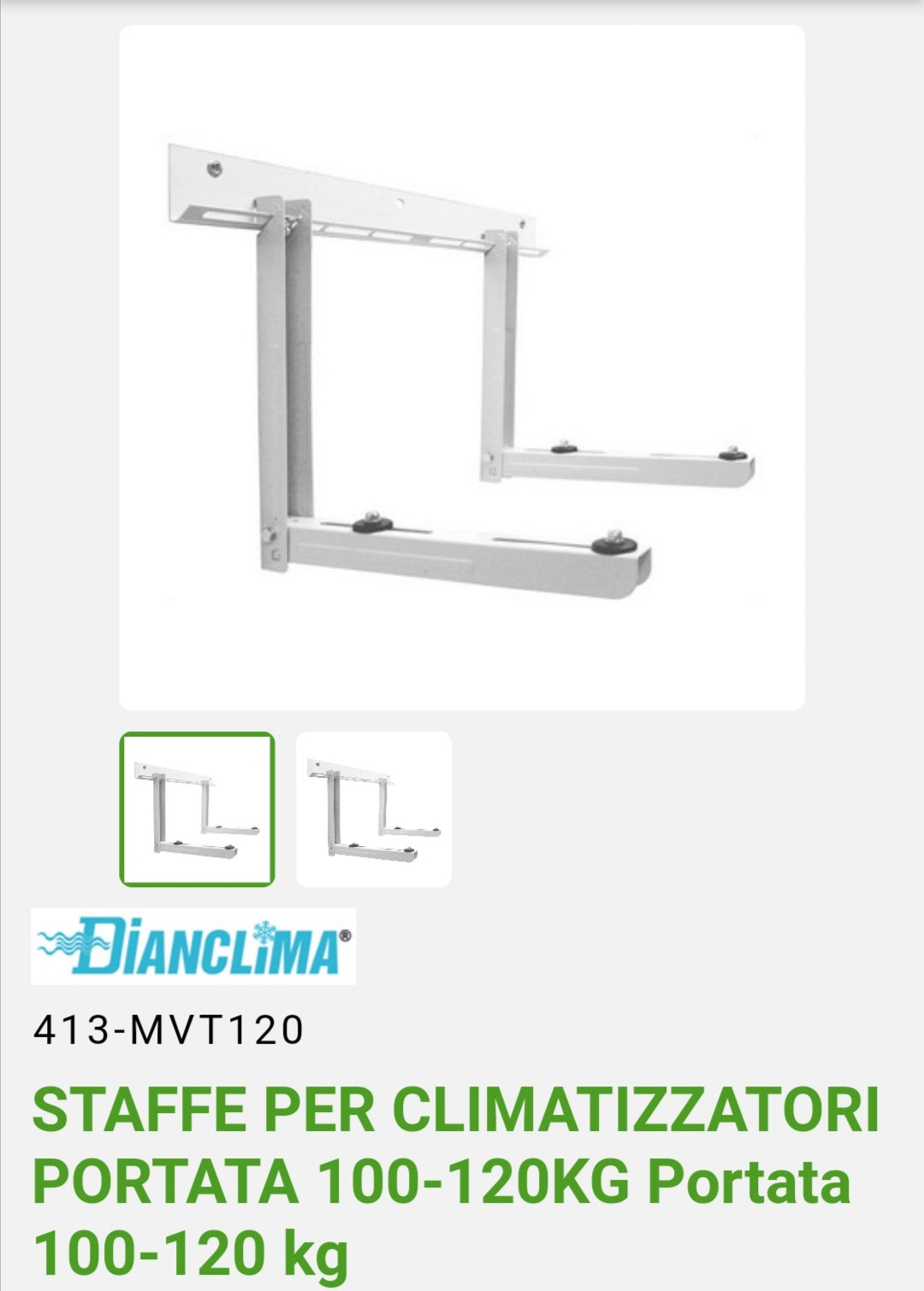 Supports pour climatisation 100-120