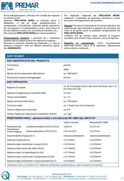 Prelastik Mono 5 kg Premar