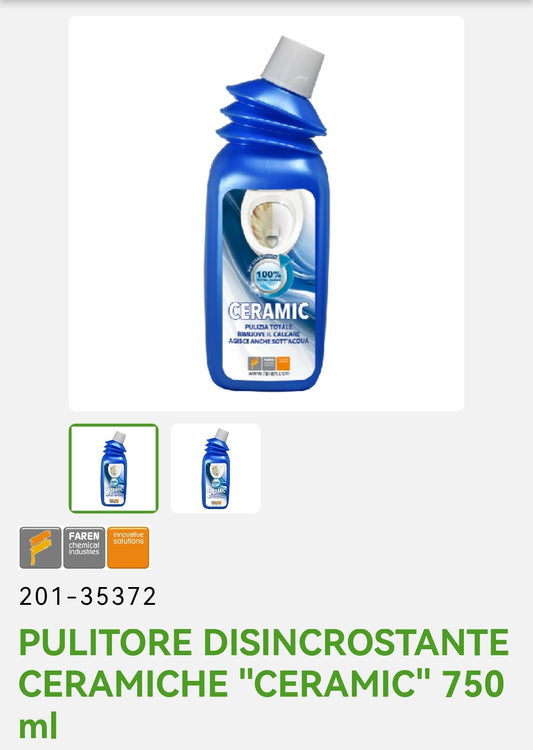 Nettoyant détartrant céramique 750 ml
