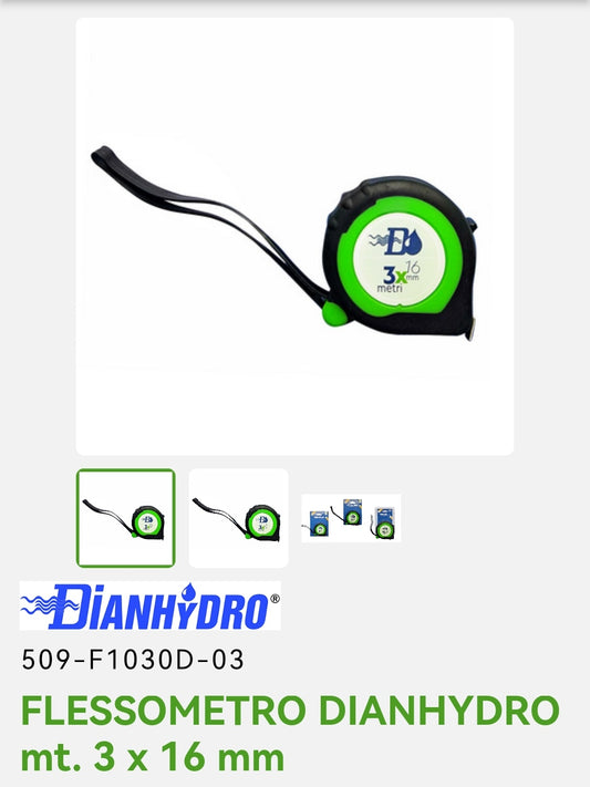 Flessometro Mt3 Dianhydro