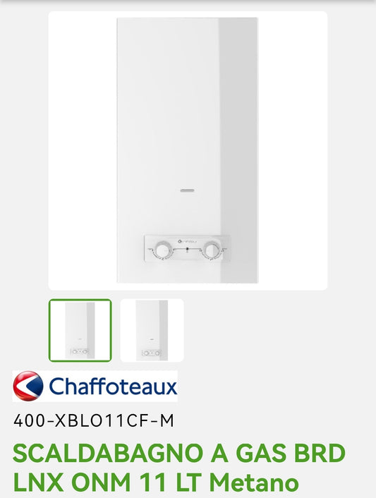 Mtn Lt.11 Chaffoteaux water heater