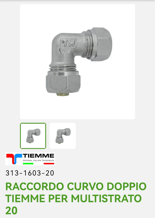 Double Elbow Dm.20 TM x Multilayer