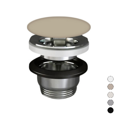 Piletta lavabo senza troppo pieno Tappo beige Opaco Rak Feeling