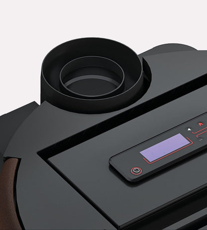 Shell 9 Up-Twin Metallo Bianco Stufa a Pellet 9,1 Kw Ad Aria CADEL