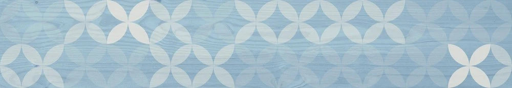 Smeralda Decoro Azzurro 20x120 Savoia Italia