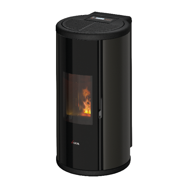 Sound 7 Ps Metallo Antracite Stufa a Pellet 7 Kw Ad Aria CADEL